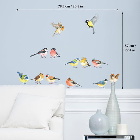 DECOWALL DS2-8038 Little Birds Kids Wall Stickers Wall Decals Peel and Stick Removable Wall Stickers for Kids Nursery Bedroom Living Room (Small) ...