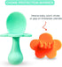 Grabease Baby Spoons Toddler Utensils Baby Spoon Toddler Forks, BPA-Free & Phthalate-Free for Baby & Toddler, 2 Sets, Mint and Orange...