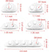 AUSTOR 20 Pieces Cable Clips White Cable Holders Adhesive Desk Cable Organizer Silicone Wire Holder Cable Management for Cable, Cord and Wire...