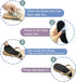 Dr.Foot Arch Support Shoe Inserts for Plantar Fasciitis Relief, Self-Adhesive Arch Pads Heel Cushion for Flats, Heel Pain, Gel Arch Insoles for Me...