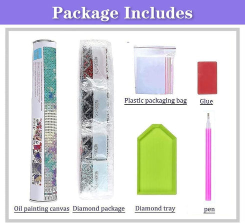 Generic Mushroom Diamond Art Painting Kits for Adults - 5D Round Full Drill Mushroom Diamond Dots Paintings for Beginners,DIY Mushroom Diamonds Ge...