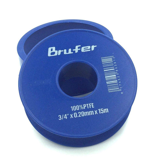 BRUFER PTFE Plumbers Plumbing Thread Seal Tape (3/4" - 10 Pack)...