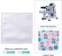 PYD Life 12 Pack Sublimation Blanks White Towel 8 Inch Bathroom Face Hand Towel Kitchen Tea Dish Drying Cotton High Absorbent Polyester Towel for ...