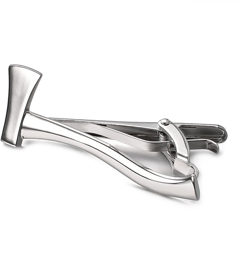 Yoursfs Electrician Tie Bar For Men 316L Stainless Steel Silver Nail Novelty Construction Tie Clips Jewelry...