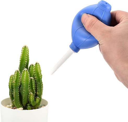 Dust Ball Air Blower - Equipment Cleaning Rubber Remove Dust & Transfer Liquid, Apply to Computer/Camera Lens/Plants (5.79 x 2.09 Inches, Blue)...