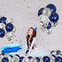 Birthday Decorations for Men Women Boys Girls - Blue Party Decor With Happy Balloons - Suitable for 16th 20th 25th 30th 35th 40th 50th 60th 70th (...