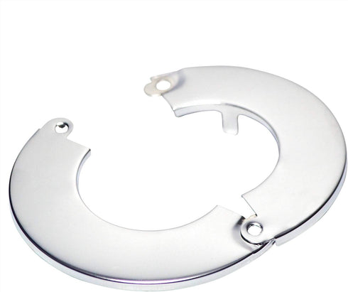 Floor and Ceiling Plate Split Flange, Fits 1-1/2 Inch IPS Galvanized Pipe or 2 Inch Copper Pipe, Chrome Finish (Pack of 6)...