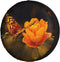 Orange Butterfly Flowers Spare Tire Cover 17 inch Waterproof Dust-Proof Universal Spare Wheel Tires Covers Fit for Jeep,Trailers, RV, SUV,Many Veh...