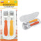 Mama Noodle Falling Prevention Fork and Spoon Pumpkin & Carrot...