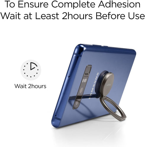 Spigen Style Ring 360 Cell Phone Ring/Phone Grip/Stand/Holder for All Phones and Tablets Compatible with Magnetic Car Mount - Gun Metal......