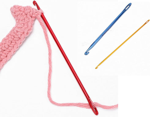 Dorytop Multicolor Aluminum Crochet Hooks Needle Hand Weaving Knitting Tool......