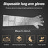 50 Disposable Field Dressing Gloves Veterinary Insemination Rectal Long Gloves, Extra Long Sleeve Full Arm Gloves...