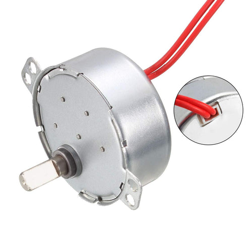 uxcell Synchronous Gear Motor AC 24V 2.5-3RPM 50-60Hz Electric Motor CCW/CW 4W for Electric Fan...