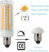 E11 LED Bulb,Dimmable, 8W (75W or 100W Halogen Bulbs Equivalent), JD E11 Mini Candelabra Base, AC110V120V 130V, 3000K Warm White for Chandeliers C...