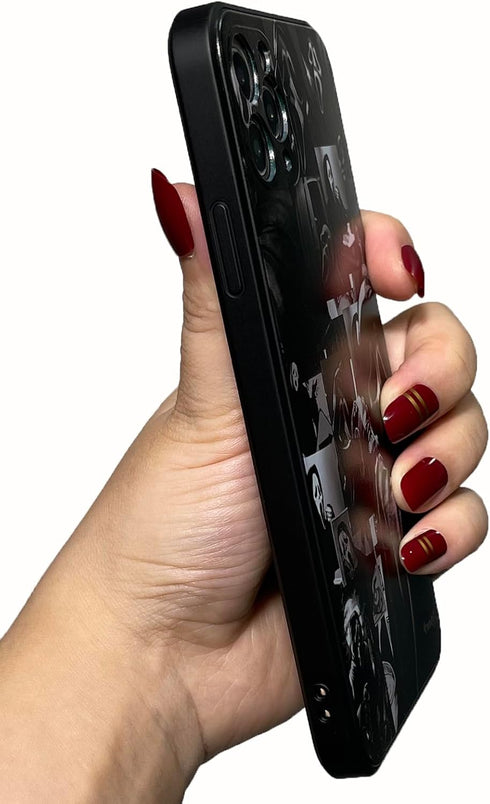 Scream Horror Movie Anime Printed Case for iPhone 11 Pro, Fashion Cool Skull Skeleton Ghost Face Pattern for Women Men Boys Girls, Cute Soft TPU S...