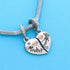 Mother Daughter Son Sisters Best Friends Bestie Rose Gold Heart Puzzle Dangle Birthday Charms Compatible with Pandora Bracelet...