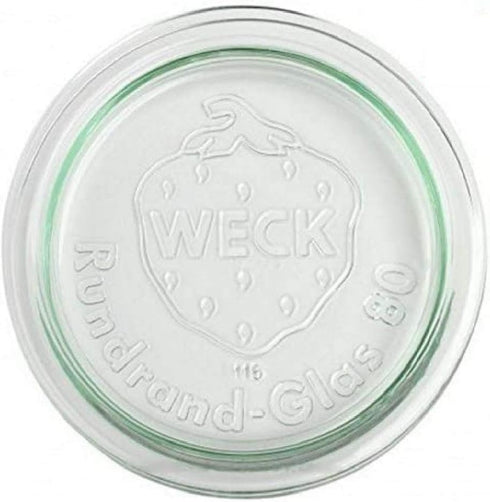 3 x Weck 100mm (approx. 4") LARGE ORIGINAL Loose Fitting Replacement Glass Lid. Fits WECK Models 738, 739, 740, 741, 742, 743, 744, 745, 748, 974....
