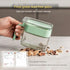 Condiment Jar Spice Container, Sugar and salt container set?Glass Seasoning Box with Spoon Dustproof Lid and Handle,for Kitchen, Counter,Food Stor...