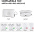 Compatible with AirPods Pro Case Cover,Fashionable and Trendy Down Cotton Padded Quilted Headphone Bag with Portable Rope Compatible for Airpods P...