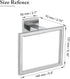 TNOMS Brushed Towel Ring Modern Square Hand Towel Bar,Towel Holder for Bathroom,Wall Mount Stainless Steel...