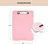 Flybold Pink Clipboard with Storage - Smooth, Sturdy and Durable Clipboard - Versatile Storage Space - Unique Design, Safe and Easy to Use - 13.3x...