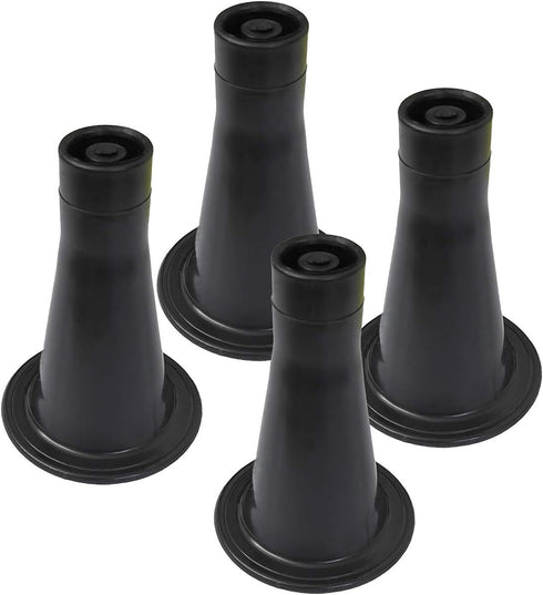 CAFORO Bed Frame Feet That Replace Your Wheels. Replacement Feet Allow Your Bed to Be Stationary Without Damaging Your Floor (Set of 4)...