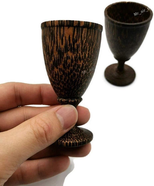 Set of 2 Wood Egg Cup, Egg Holder for Hard Boiled Eggs, Soft Boiled Egg Tool k016...