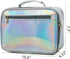 FlowFly Kids Lunch box Insulated Soft Bag Mini Cooler Back to School Thermal Meal Tote Kit for Girls, Boys, Silvery...