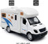 Mini Toy Camper RV Motorhome Toys for Boys Pull Back Diecast Model Car Recreational Vehicle Adventure with Furniture Roof and Side Door Open Child...