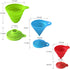 Kitchen Funnel Set of 3, Large Medium and Small, Kitchen Gadgets Accessories Food Grade Silicone Collapsible Funnels for Kitchen Use Filling Bottl...
