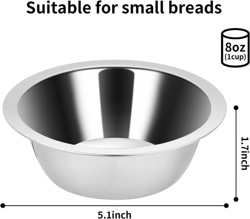 2PCS Kennel Water Bowl Hanging,Stainless Steel Puppy Bowls for Small Dog Cage,Dog Kennel, Dog Crate, Catio Accessories,Dog Crate Water Bowl Dog Di...