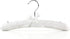 HANGERWORLD Pack of 3 Small Kids Satin Padded Hangers - 11.8inch Soft White Infant, Toddler and Baby Hangers for Nursery Closet...