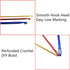Dorytop Multicolor Aluminum Crochet Hooks Needle Hand Weaving Knitting Tool......