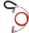 Stainless Steel Wire Dog Leash, Heavy Duty Metal PVC coating Rope Locking Hook Comfortable Padded Handle, Durable and Pull Resistant Leash for Lar...