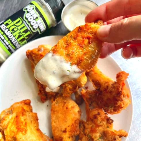 Pork King Good Dill Pickle Seasoning for Cooking and Popcorn Seasoning - Keto Friendly, Paleo, No MSG, Gluten Free (Dill Pickle, Single Shaker)...