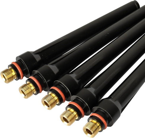 5Pcs TIG Welding 57Y02 Long Back Cap for TIG Welding Torch wp 17 18 26 Series Tig ConsumablesWelding Soldering Supplies...
