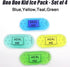 Small Ice Packs, Gel Ice Packs for Injuries Hot & Cold Ice Packs Bulk Reusable Flexible Mini Ice Pack Cold Compress for Pain Relief (4pcs (heal me...