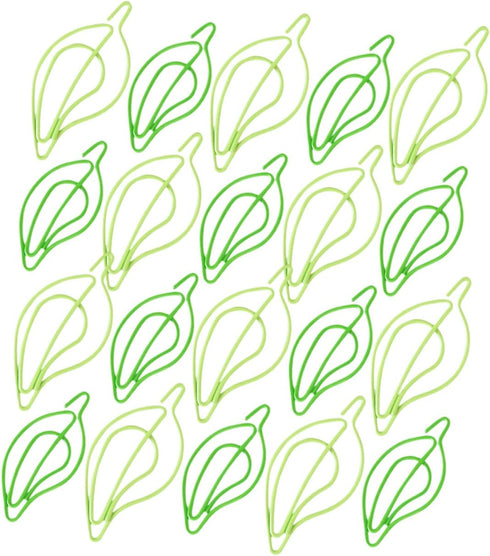 120 Pcs Paper Clip Paper Clip Office Paperclips Leaf Shaped Paper Clip Office Supplies Set Binder Folders Metal File Holder Small Paperclips Paper...