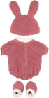 AISITE 18-20 Inch Baby Doll Clothes - 3 Piece Pink Romper, Bunny Hat and Socks Set for Reborn Baby Girl (Dolls NOT Included)...