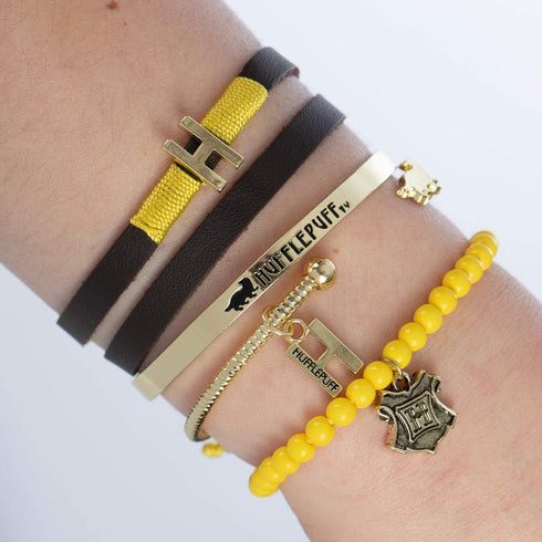 Bioworld Harry Potter Hufflepuff Friendship Bracelet Gift Set - 4 Pack...