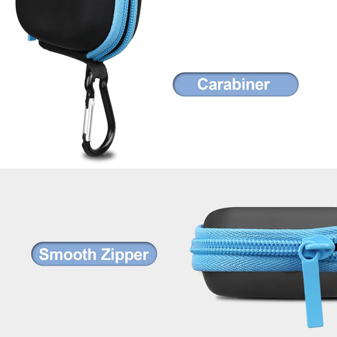 BOVKE Carrying Case for Noxgear 39g Wearable Waterproof Bluetooth Speaker, Magnetic Clip-On Wireless Portable Mini Bluetooth Speakers Holder, Mesh...