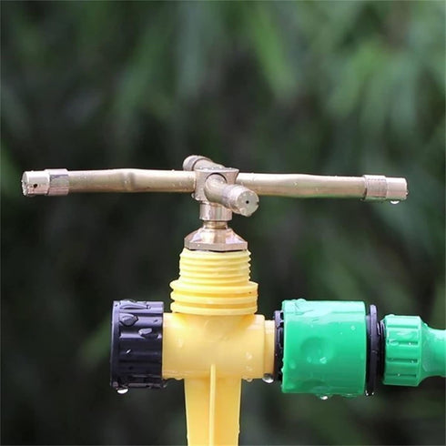 3/4 Arm Automatic Rotary Sprayer, Automatic Rotary Whirling Sprinklers for Plants 360 Degree Rotation Irrigation System Sprinkler Head Spray Diame...