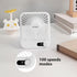 Desk Fan Battery Operated, USB Rechargeable Fan, 2400mAh 180° Quiet Personal Fan With Power Display, 100 Speeds Adjustable Table Fan for Desktop, ...