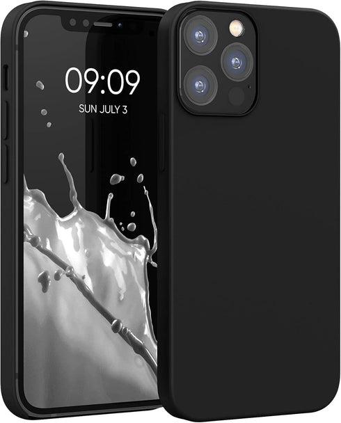 kwmobile Case Compatible with Apple iPhone 12 / iPhone 12 Pro Case - TPU Silicone Phone Cover with Soft Finish - Black...
