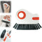 2 in1Groove Cleaning Brush Window Track Cleaning Tools,Multifunction Hard Bristle Crevice Cleaning Brush with Hidden Scraper,Grout Cleaner Grip Br...