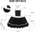 Violet Mist Retro Aprons for Women Cute 50s Vintage Black Lady apron Cake Cooking Sexy Lacy White French Maid Funny Apron Halloween Christmas Apro...