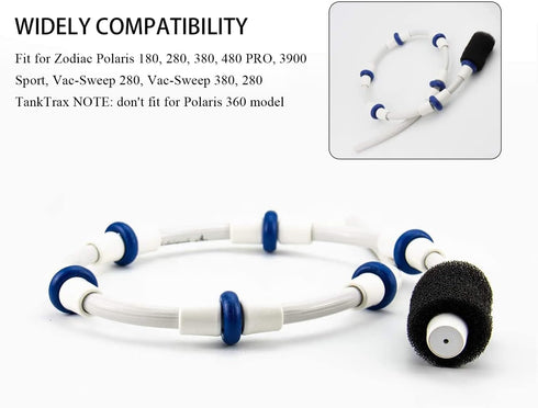 Funmit Automatic Pool Cleaner Sweep Hose Complete B5 B-5 Replacement for Zodiac Polaris 280 380 480 180 Pool Cleaner (1 Pack)...