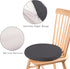 Seat Cushion Chair Pad, Round Non-Slip Comfortable Floor Soft Dining Chairs Office Bedroom Living Room Kitchen Chair Cushions Indoor (Dark Gray)...