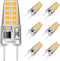 G8 LED Bulb Dimmable, 20W Halogen Equivalent, 120V T4 JCD Type Bi-Pin G8 Base, Warm White 3000K (6 Pack)...