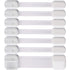 12 Pack Vmaisi Multi-Use Adhesive Straps Locks - Childproofing Baby Proofing Cabinet Latches for Drawers, Fridge, Dishwasher, Toilet Seat, Cupboar...